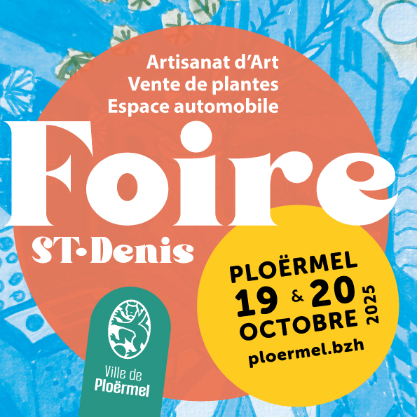 2025-10-19, affiche foire Saint-Denis - Ploermel - SB Marches