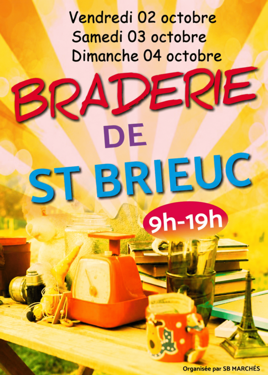 2026-10-02, Affiche Braderie de Saint Brieuc